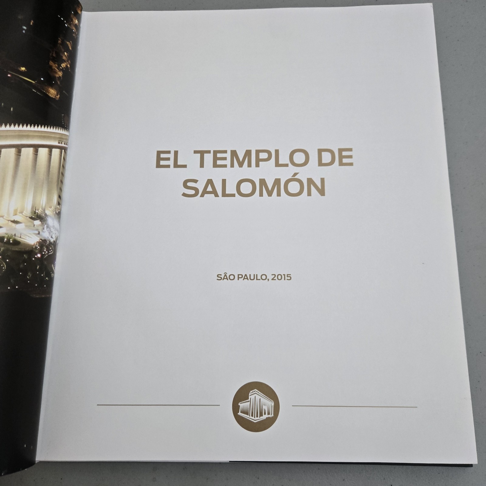 EL TEMPLO DE SALOMON (SOLOMON’S TEMPLE) SAN PAULO, BRAZIL BOOK 2015 HCDJ