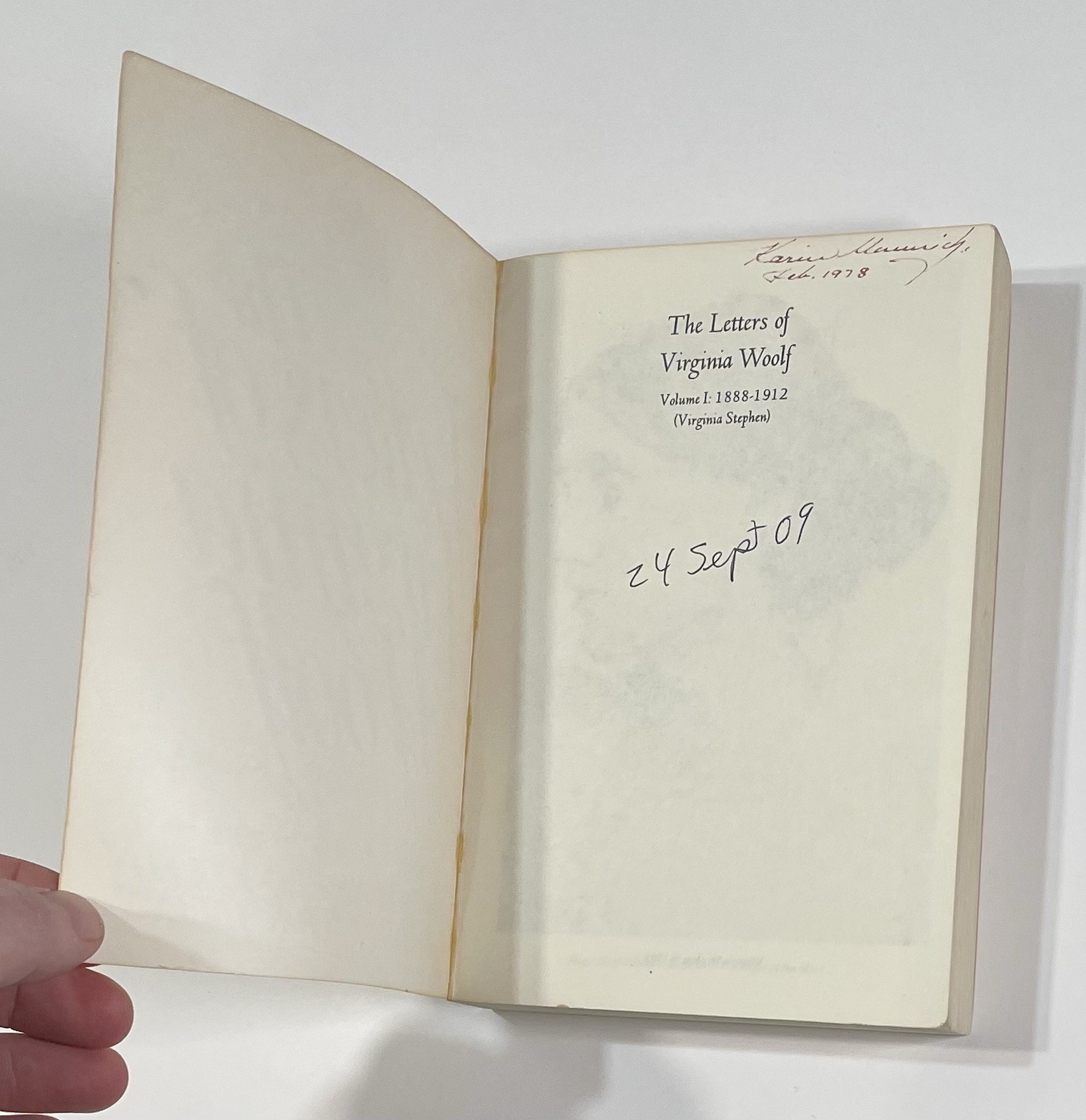 VIRGINIA WOOLF Book Lot – Orlando, Jacob’s Room, Letters Of Virginia & Biography