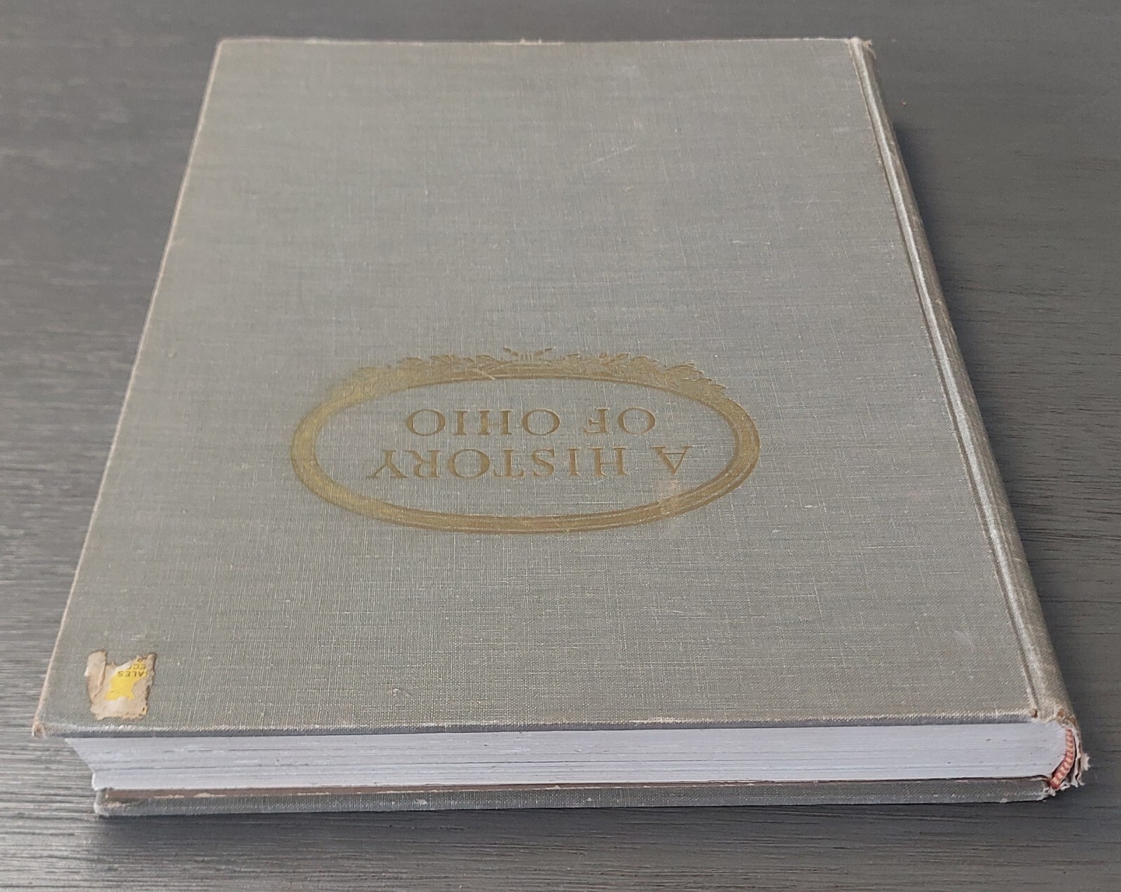 Vintage 1961 „A History of Ohio“ Roseboom/Weisenburger Hardcover