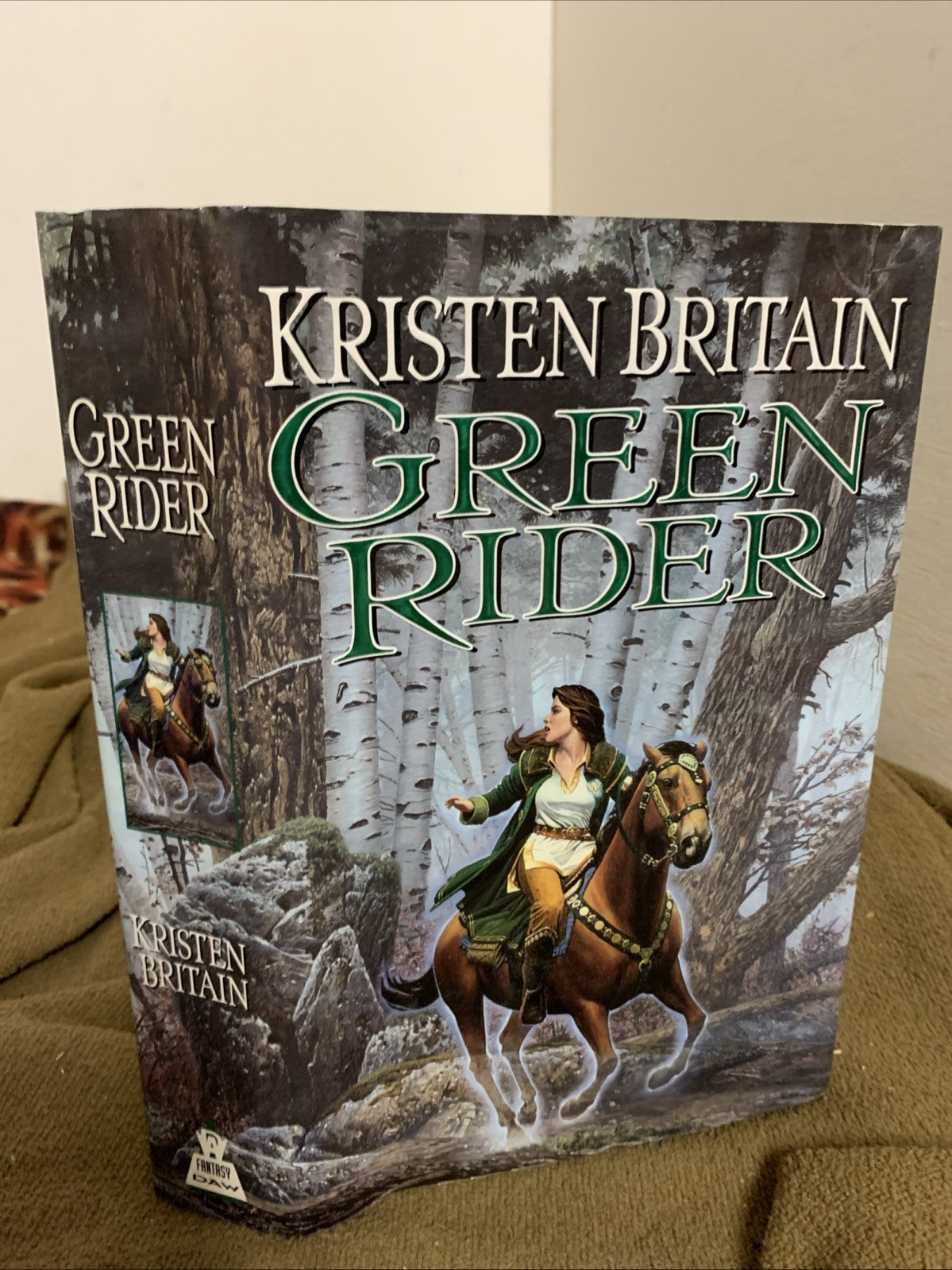 Green Rider by Kristen Britain 1998 Vintage Fantasy First Edition First Printing