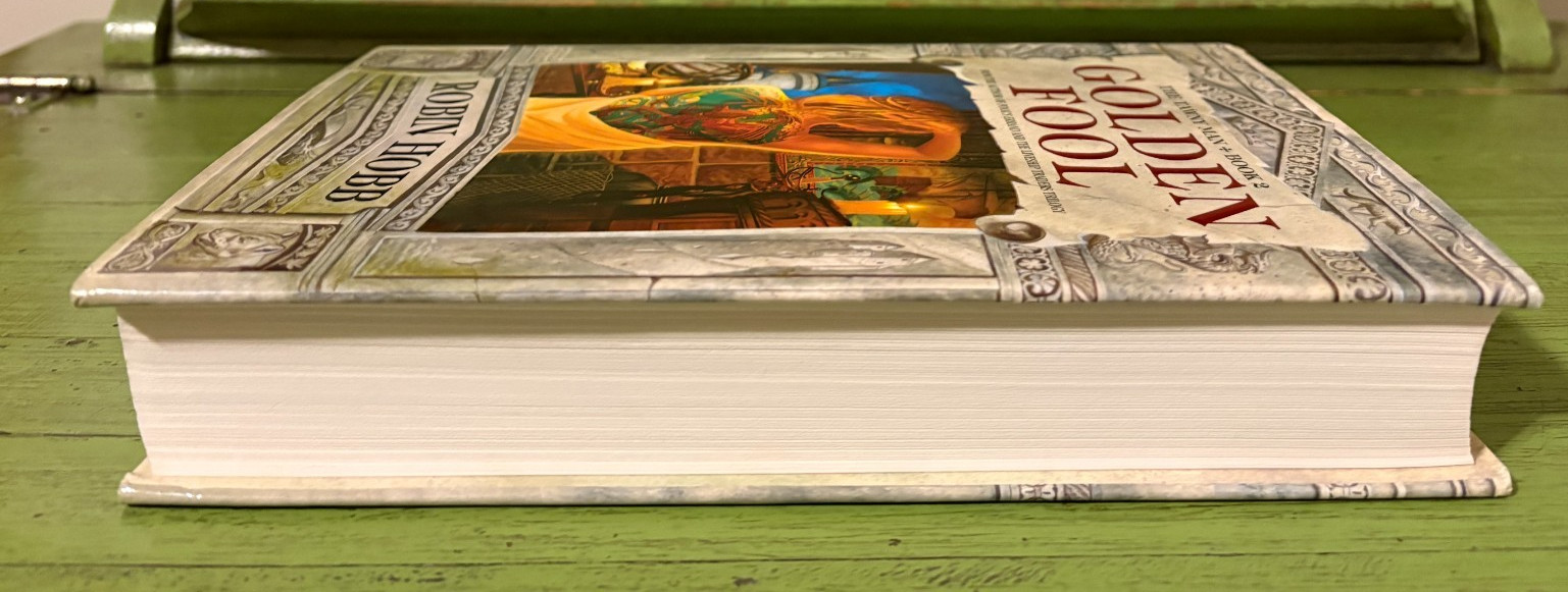 Robin Hobb Golden Fool Tawny Man Series #2 Hard Cover DJ Like New