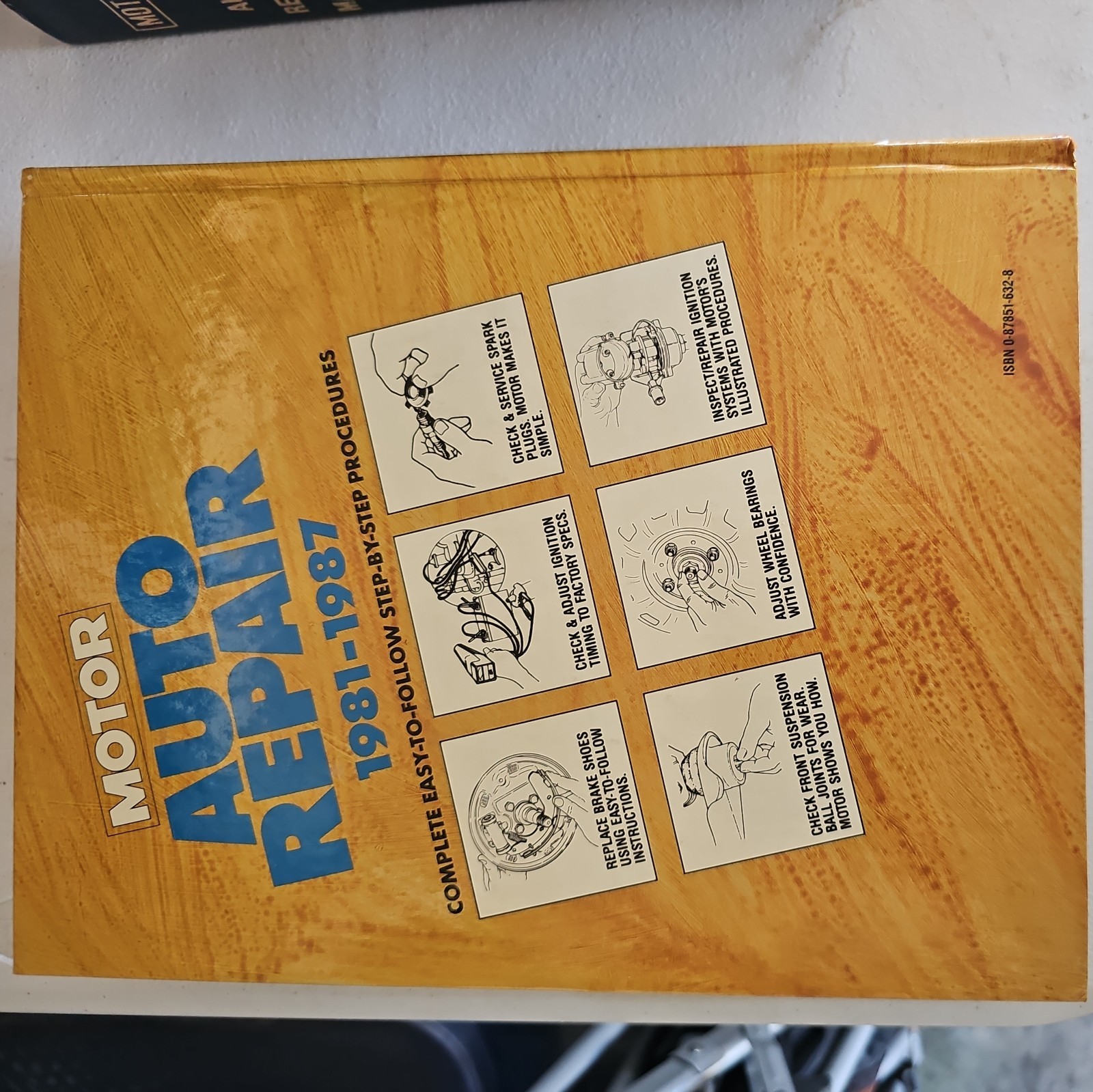 MOTOR Auto Repair Manual 50th Edition 1981-1987 • First Printing – Hardcover