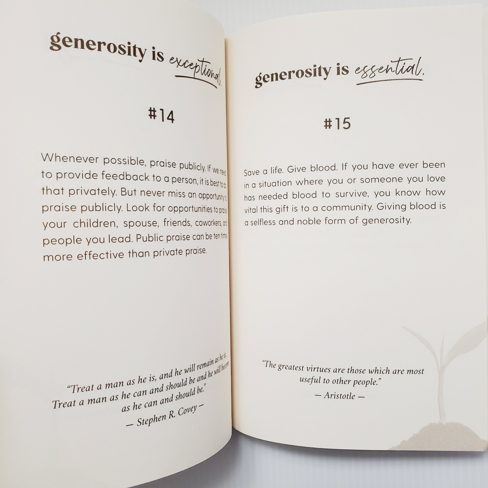 The Generosity Habit Hardcover Book By Matthew Kelly Self-Help Kindness Culture