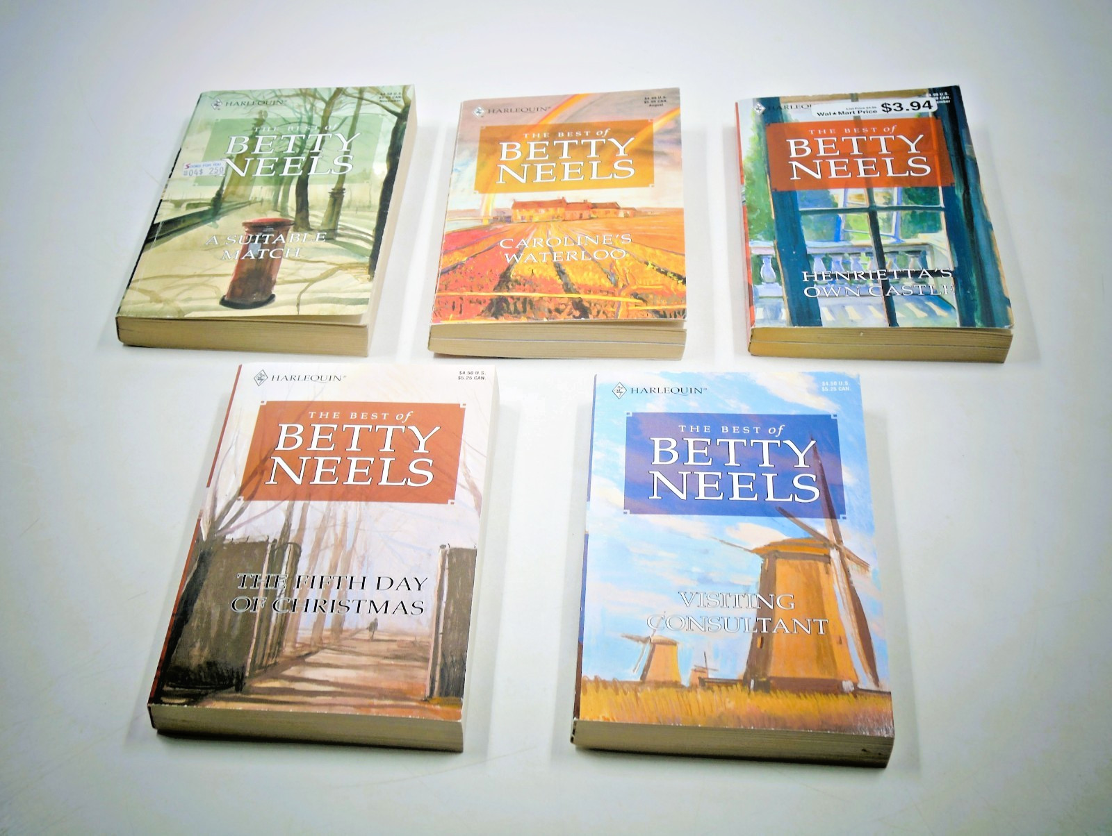Vintage Lot of 10 Betty Neels Harlequin Romance Paperback Books, See Description