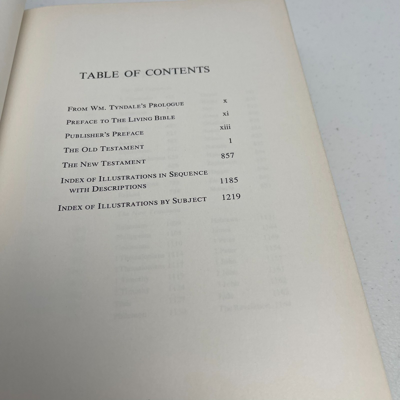VTG – The Living Bible – Holman Illustrated Edition – 1973