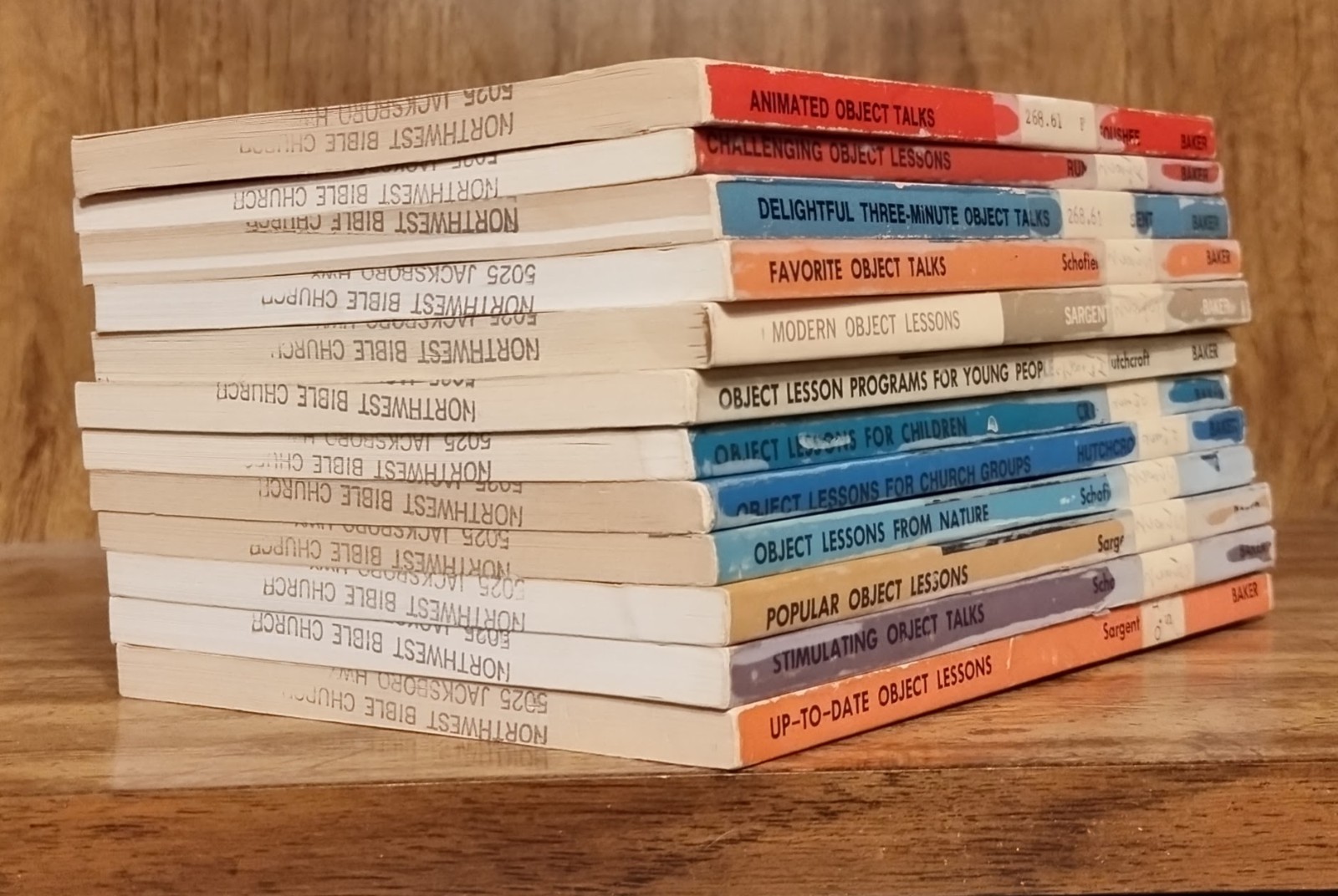 Lot of 12 Baker Book House Object Lesson Series Paperbacks Christian Education S