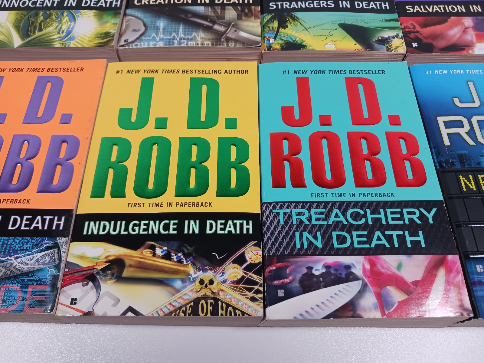 Lot of 20 J.D. Robb In Death Series Paperback Books Nora Roberts