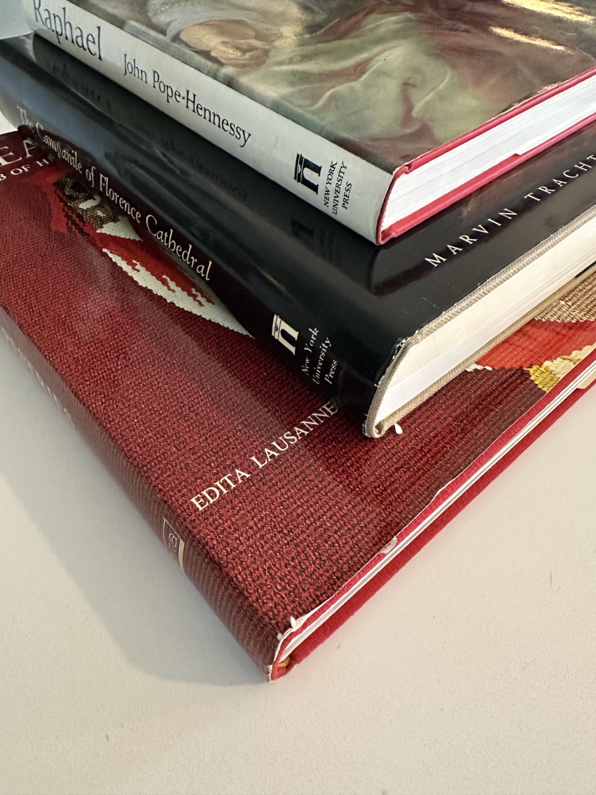 Great Tapestries + Giotto’s Campanile + Raphael — 3 Art Books HC Lot
