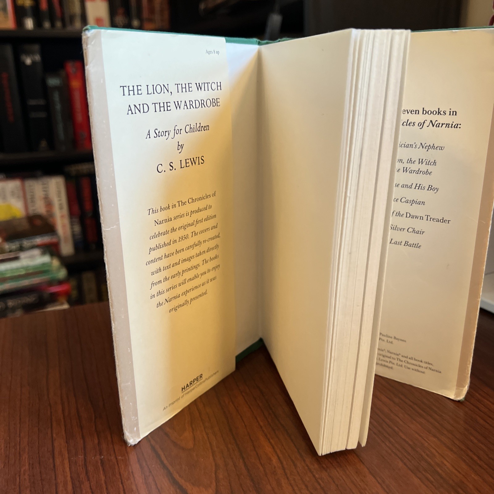 Lion, the Witch and the Wardrobe by C. S. Lewis, 2008 Harper Hardcover