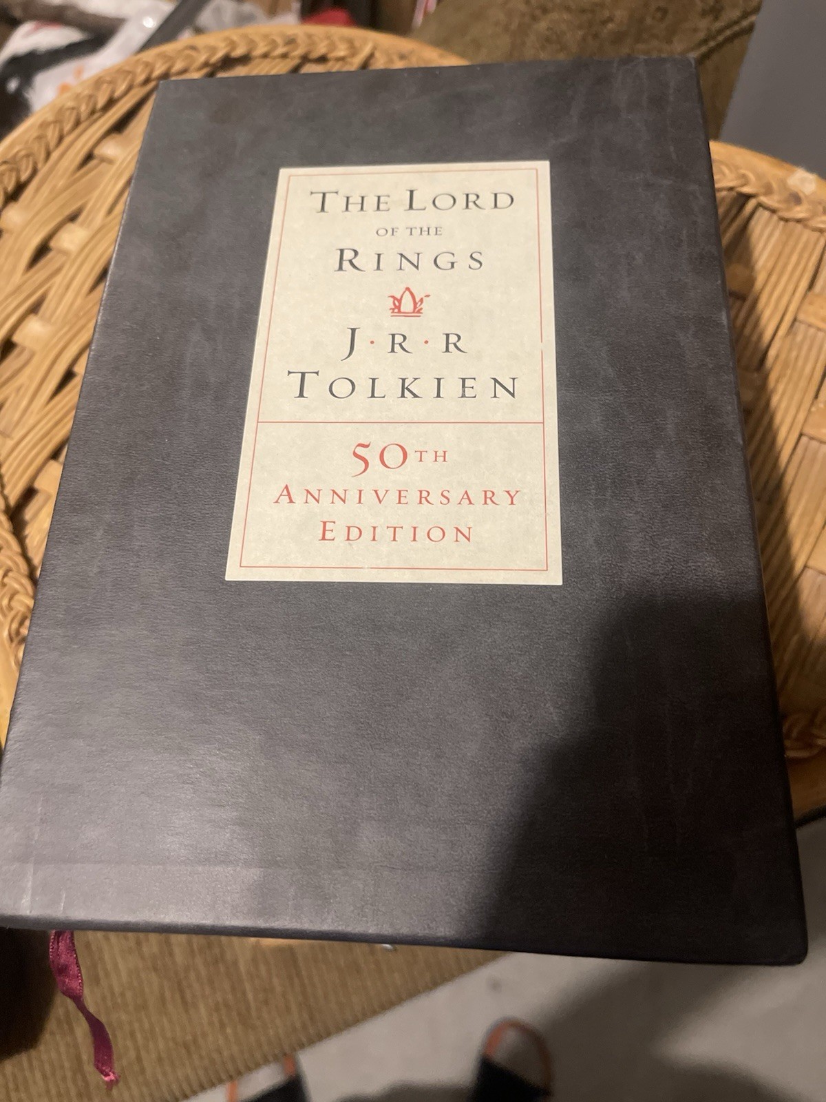 Lord of the Rings 50th Anniversary Edition Book With Map READ DESCRIPTION