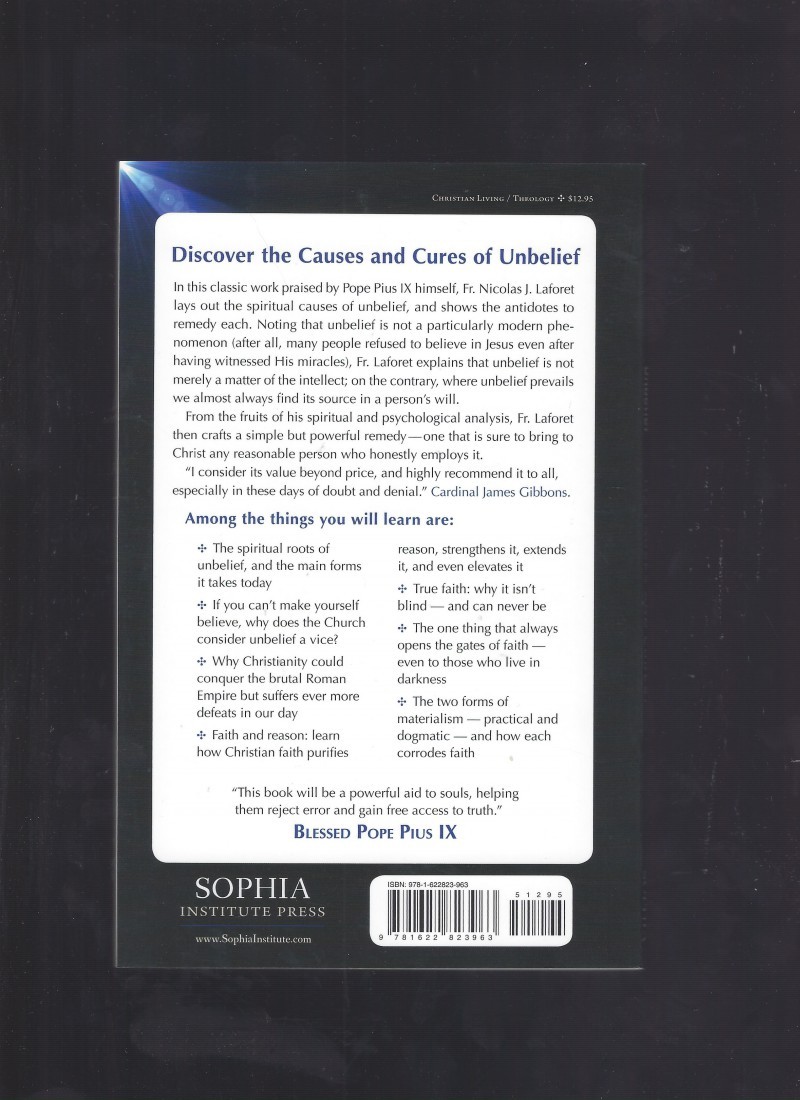 Unbelief: Its Causes and Cures