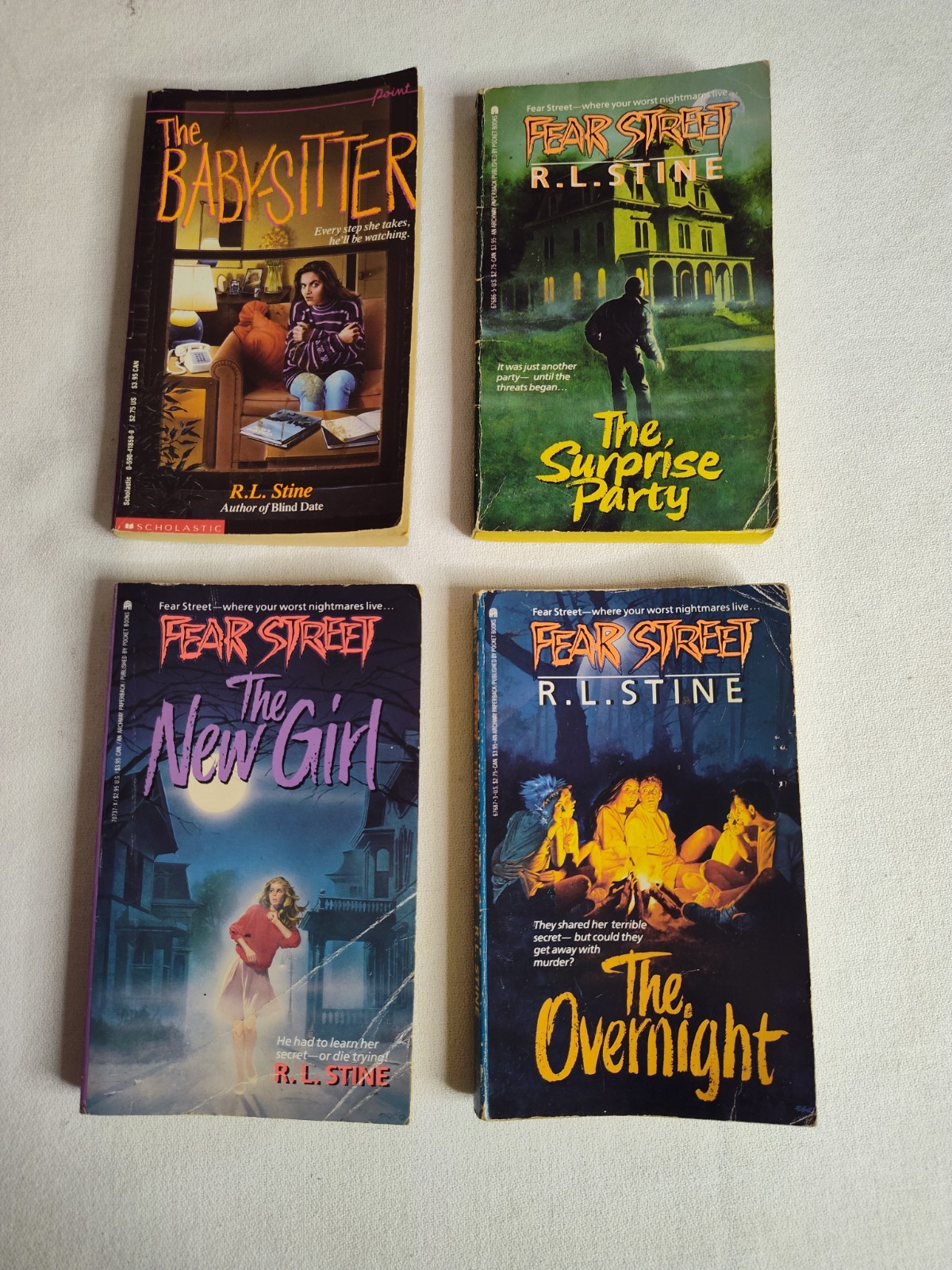 Vintage R.L. Stine Book Lot 15