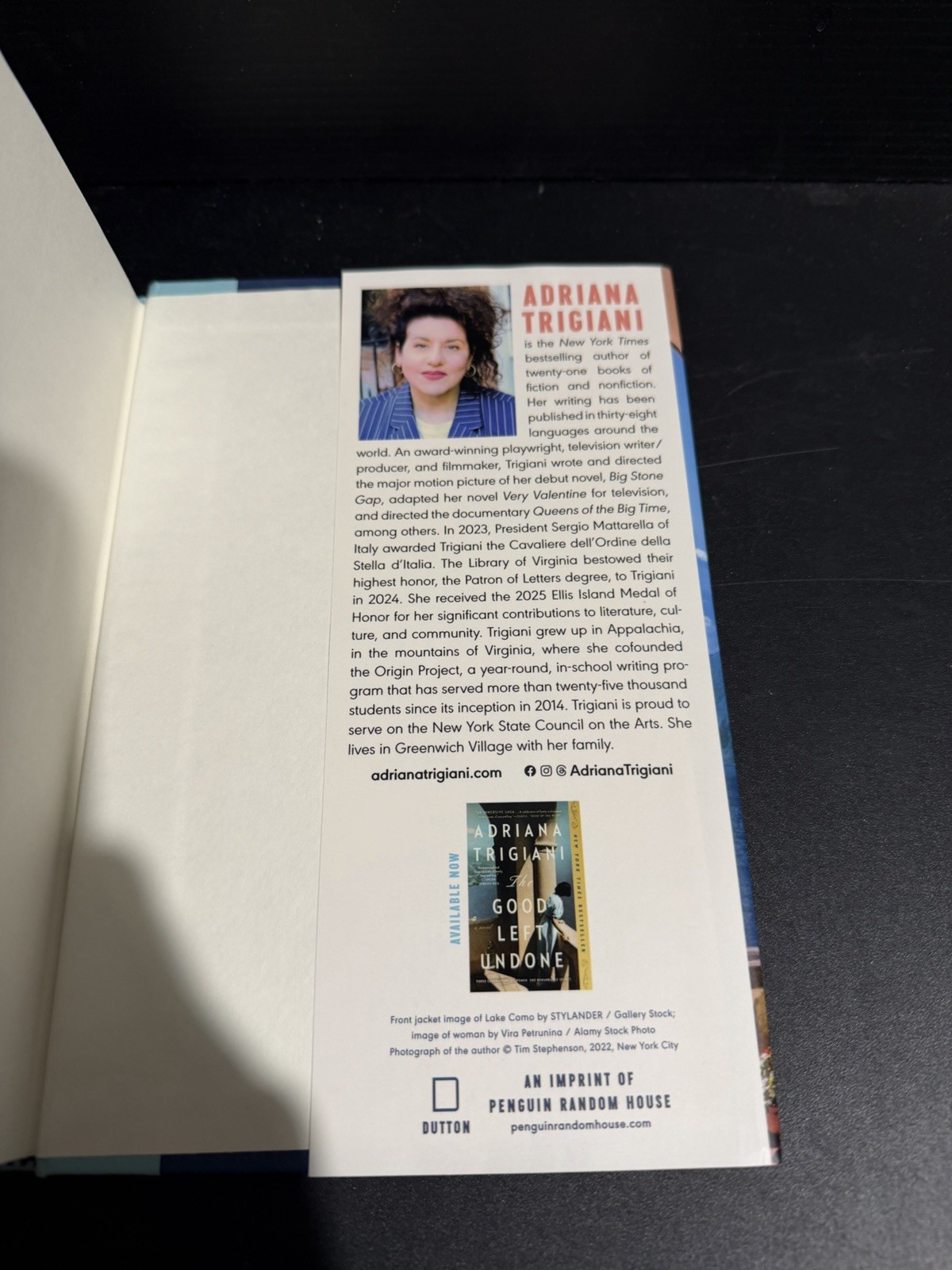 SIGNED 1st/1st The View from Lake Como: Novel by Adriana Trigiani HC DJ 2025