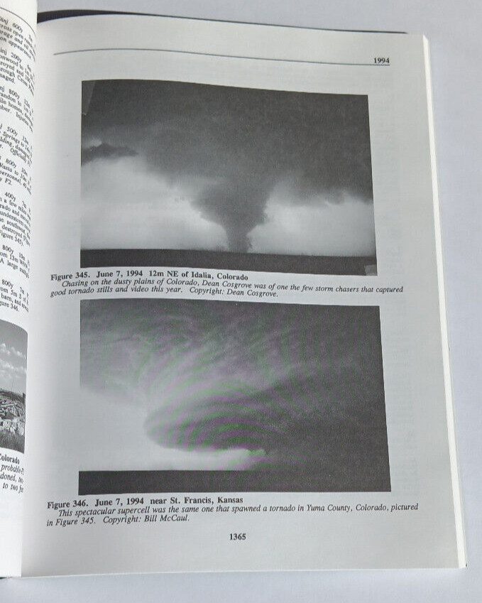 Significant Tornadoes Update 1992-1995, SIGNED by Thomas Grazulis, UNREAD, RARE