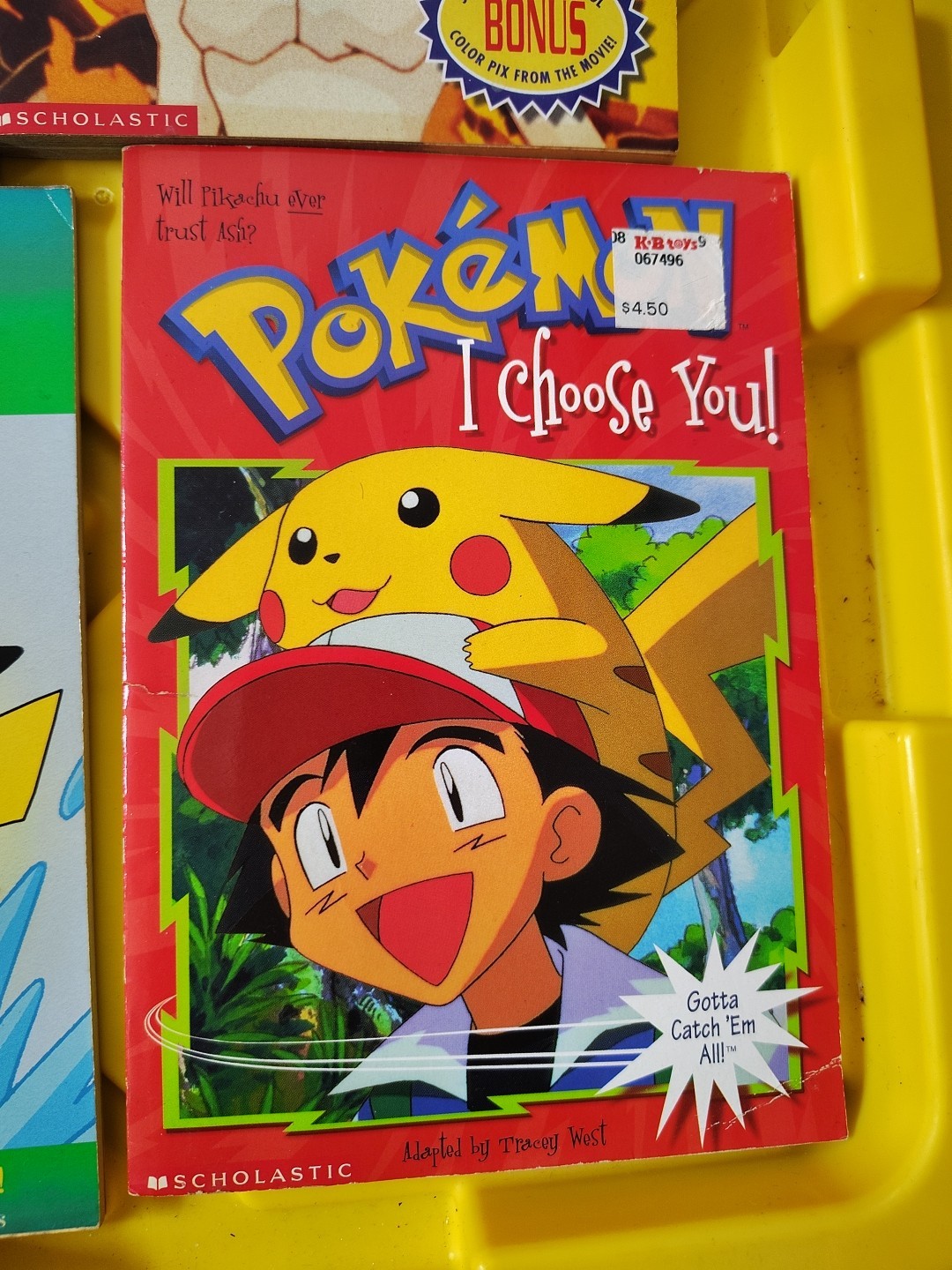 Pokemon Lot Of 6 Children’s Chapter Books Vintage 2 VHS Pokemon VHS