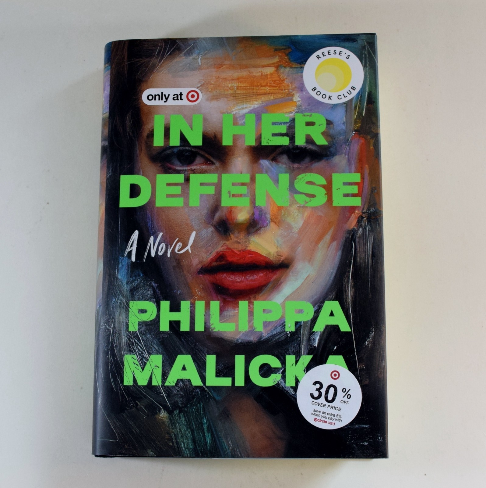 In Her Defense by Philippa Malicka NEW Hardcover/Dust Jacket Reese’s Book Club