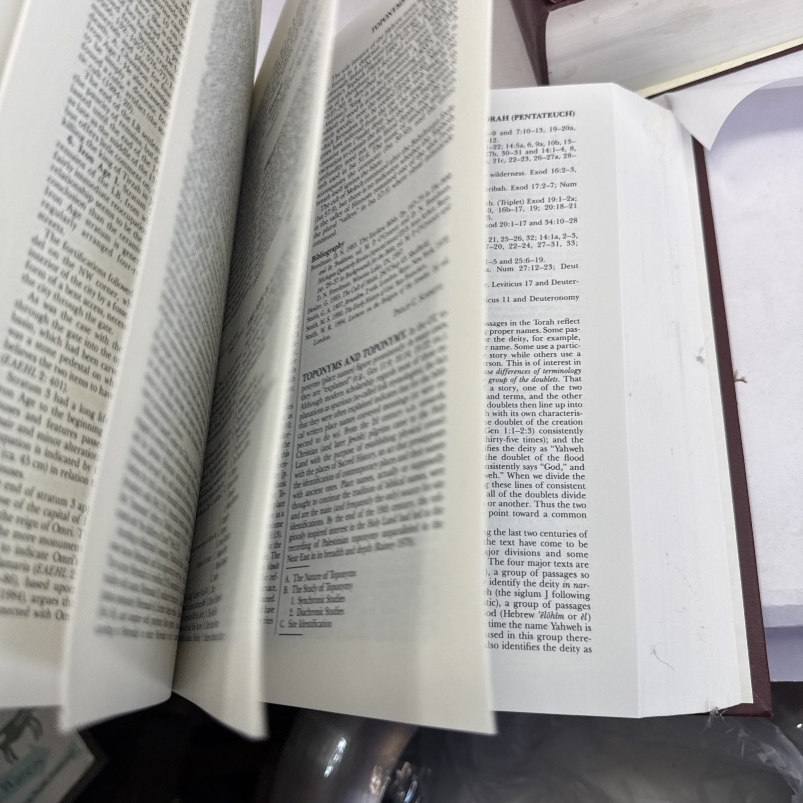 The Anchor Bible Dictionary – 6 Volume Set Hardcover 1992 Doubleday Burgundy