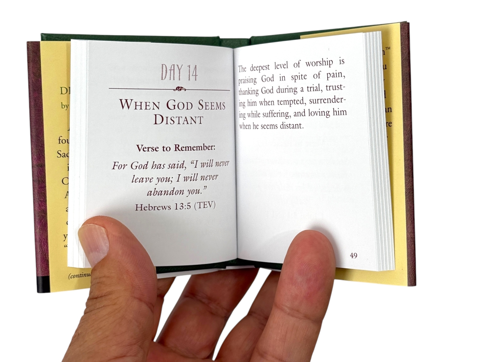 The Pupose Driven, Rick Warren hardcover w dust jacket mini edition pocket 128pg