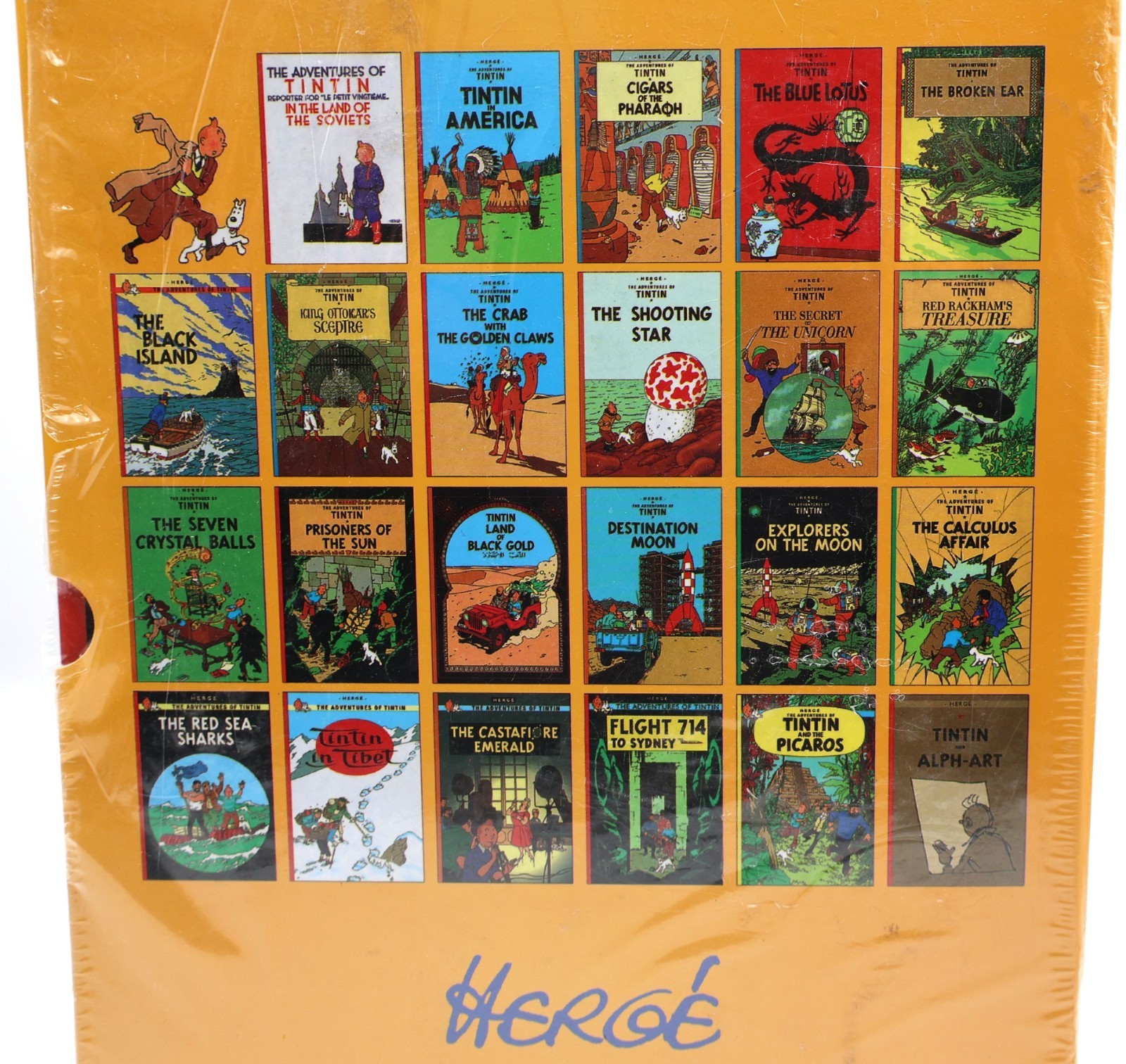 The Adventures of TINTIN – 23-Book Complete PB Collection Box Set Full Edition