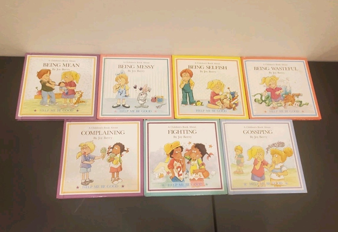 Joy Berry Help Me Be Good Children’s Book Lot of 22 Hardcover Books Manners