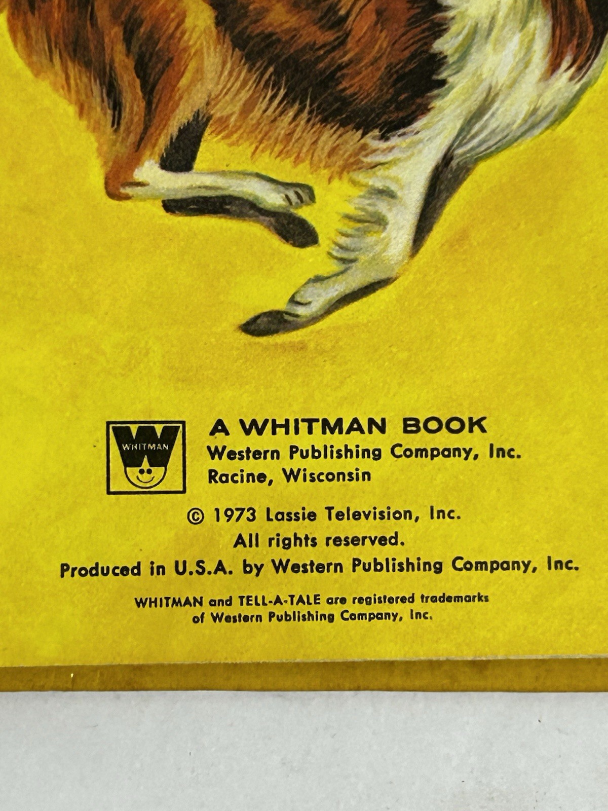 Lassie – The Busy Morning A Tell-A-Tale Book Hardcover 1973
