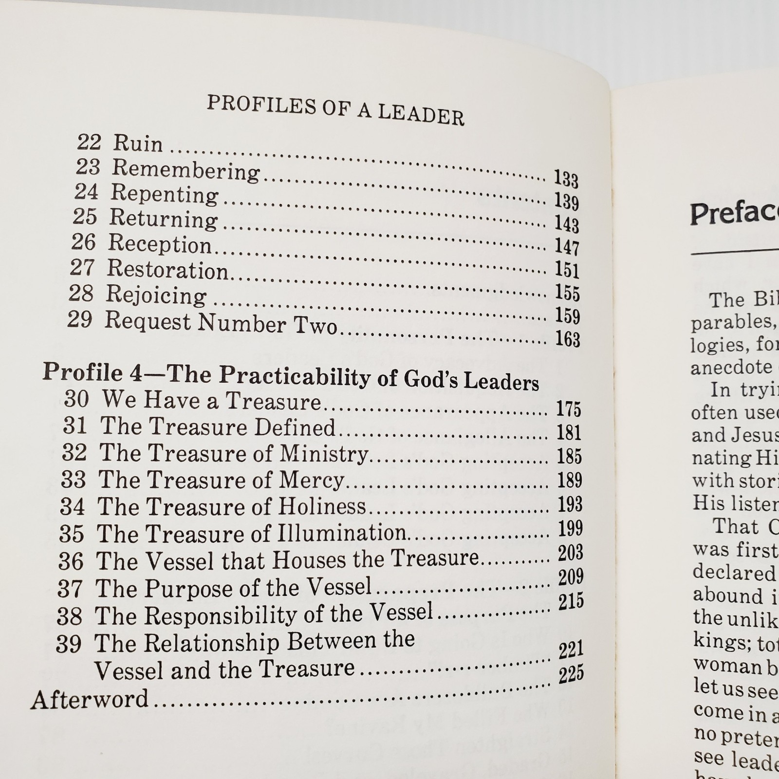 Profiles of a Leader Book Cornwall 1980 Vintage Christian Leadership Self-Help