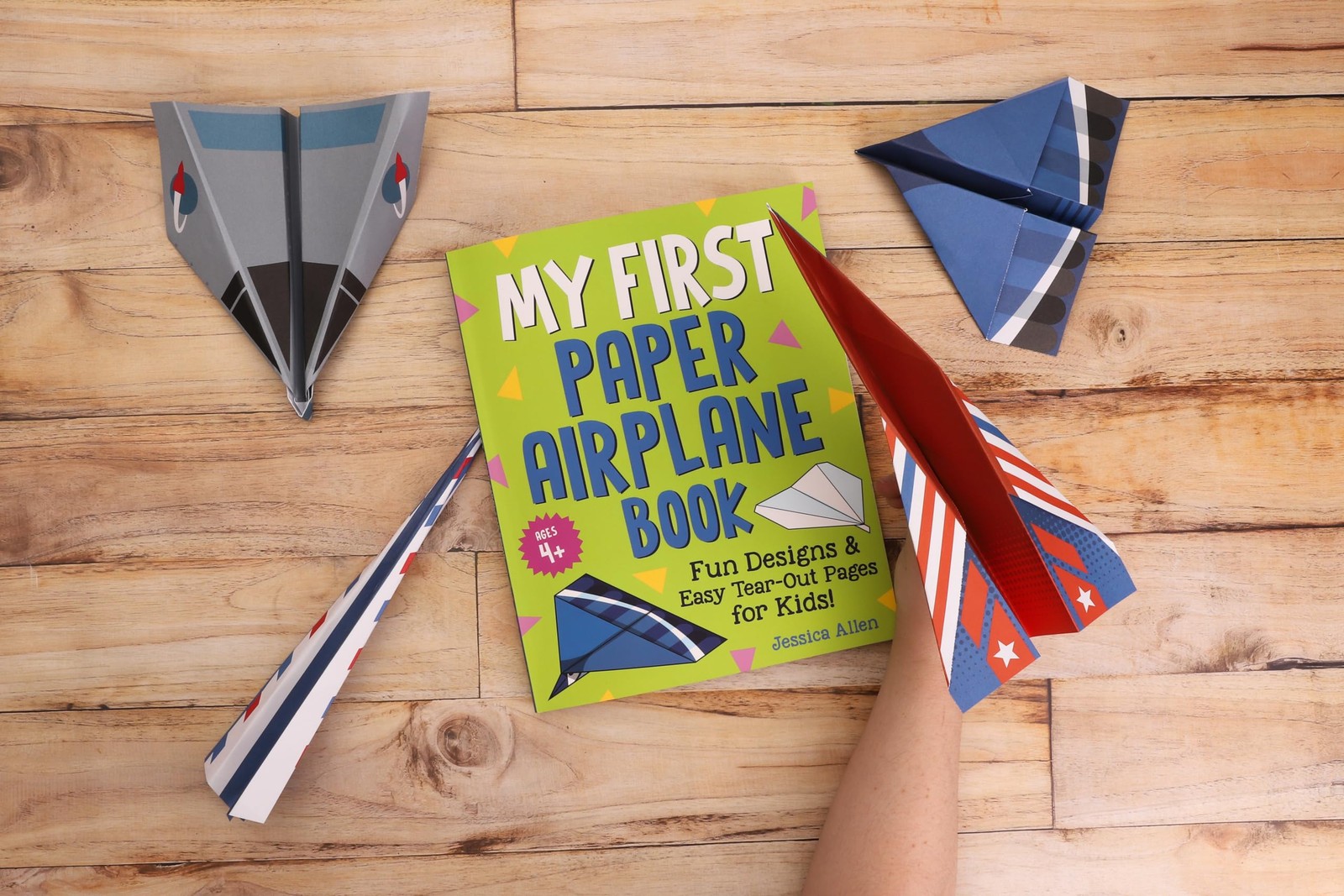 My First Paper Airplane Book: Fun Designs and Easy Tear-Out Pages for Yellow
