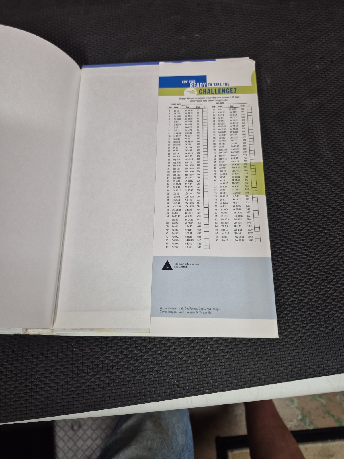 The Bible in 90 Days: Cover-to-Cover in 12 Pages a Day (NIV) / 2005 Hardcover