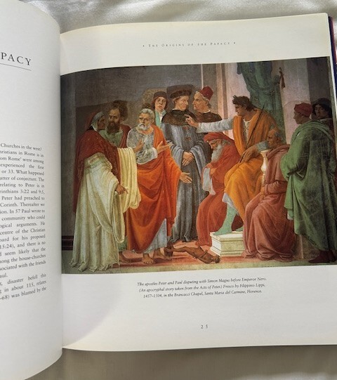 Book The Papacy by Paul Johnson 1997 Printed in Italy 10.5 x 11.5 x 1 in read