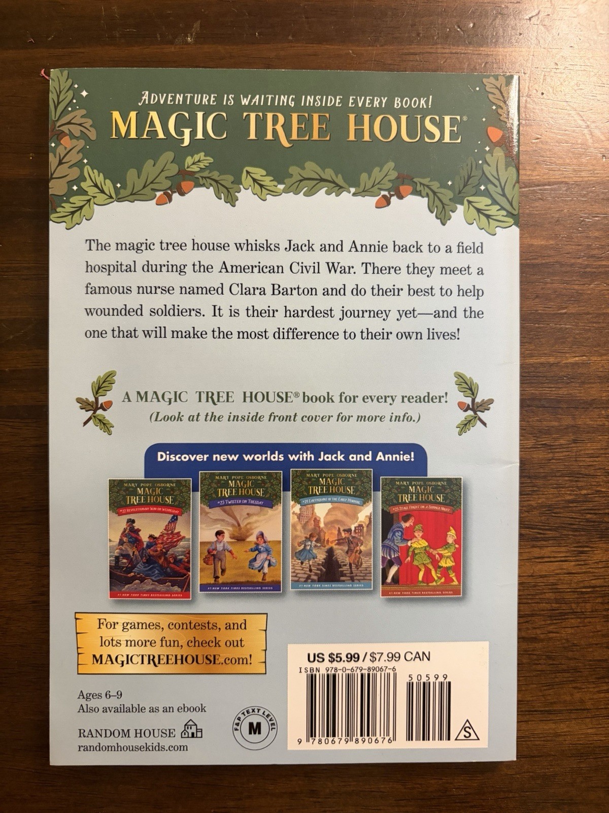 Magic Tree House Volumes 21-24 Boxed Set: American History Quartet – GOOD
