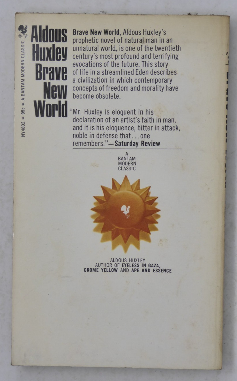 Brave New World by Aldous Huxley (1968, Paperback, 46th Print)