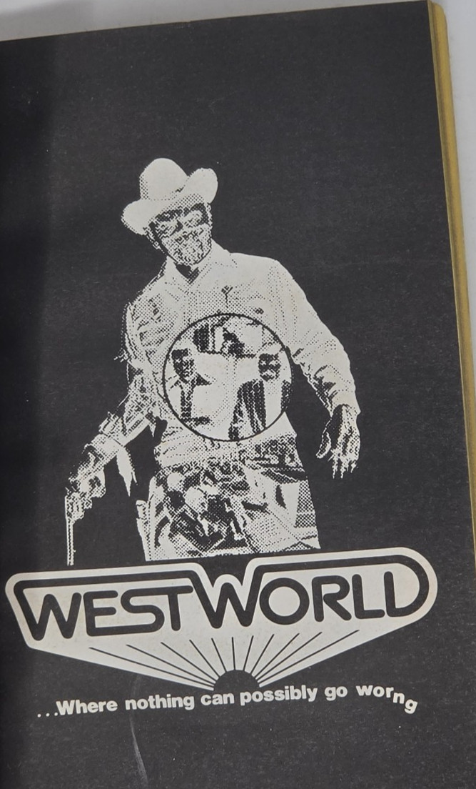 Westworld Michael Crichton 1974 Bantam First Edition Vintage Sci‑Fi MMPB
