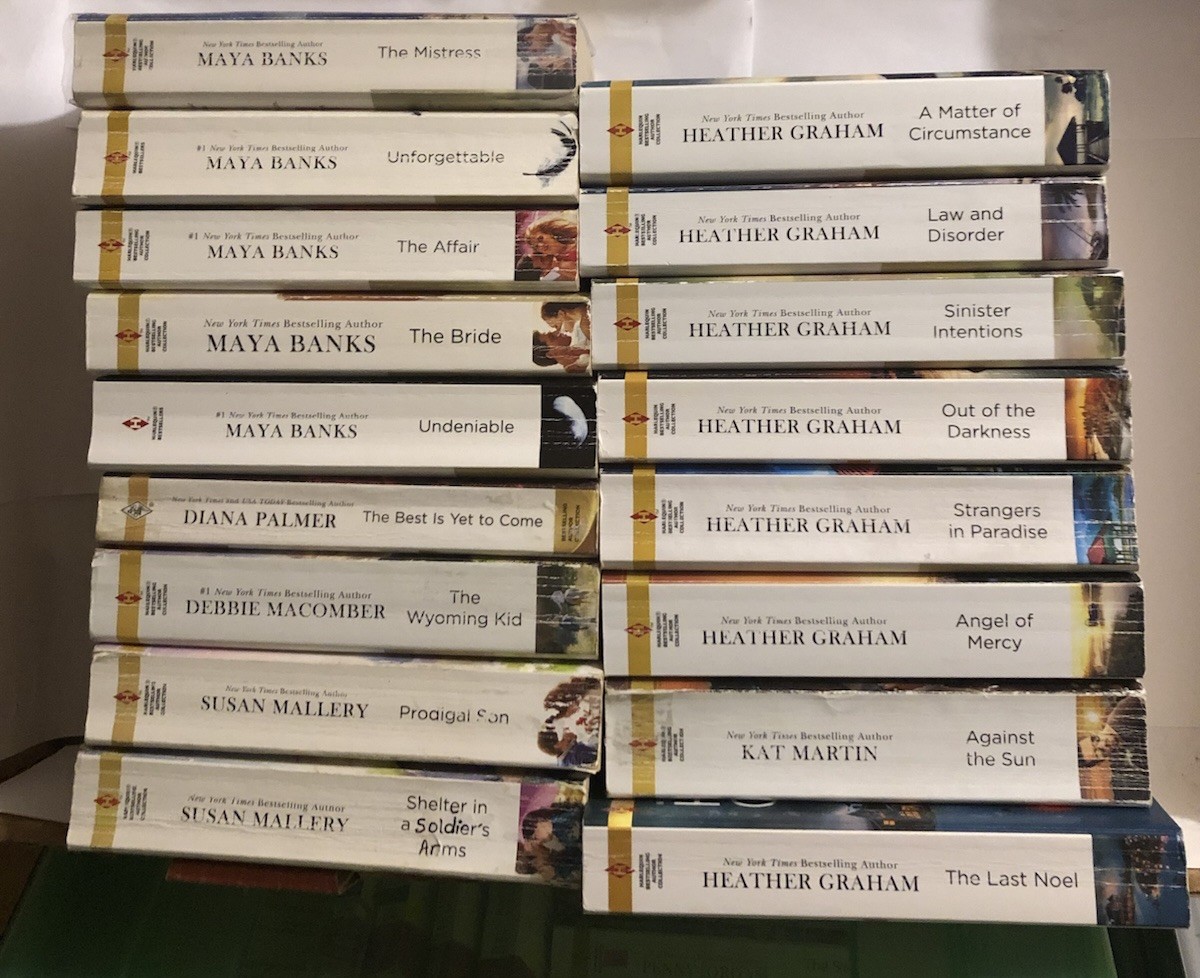 Harlequin Authors Collection Lot of 17 Books of 2in1 =34 novels by Mixed Authors