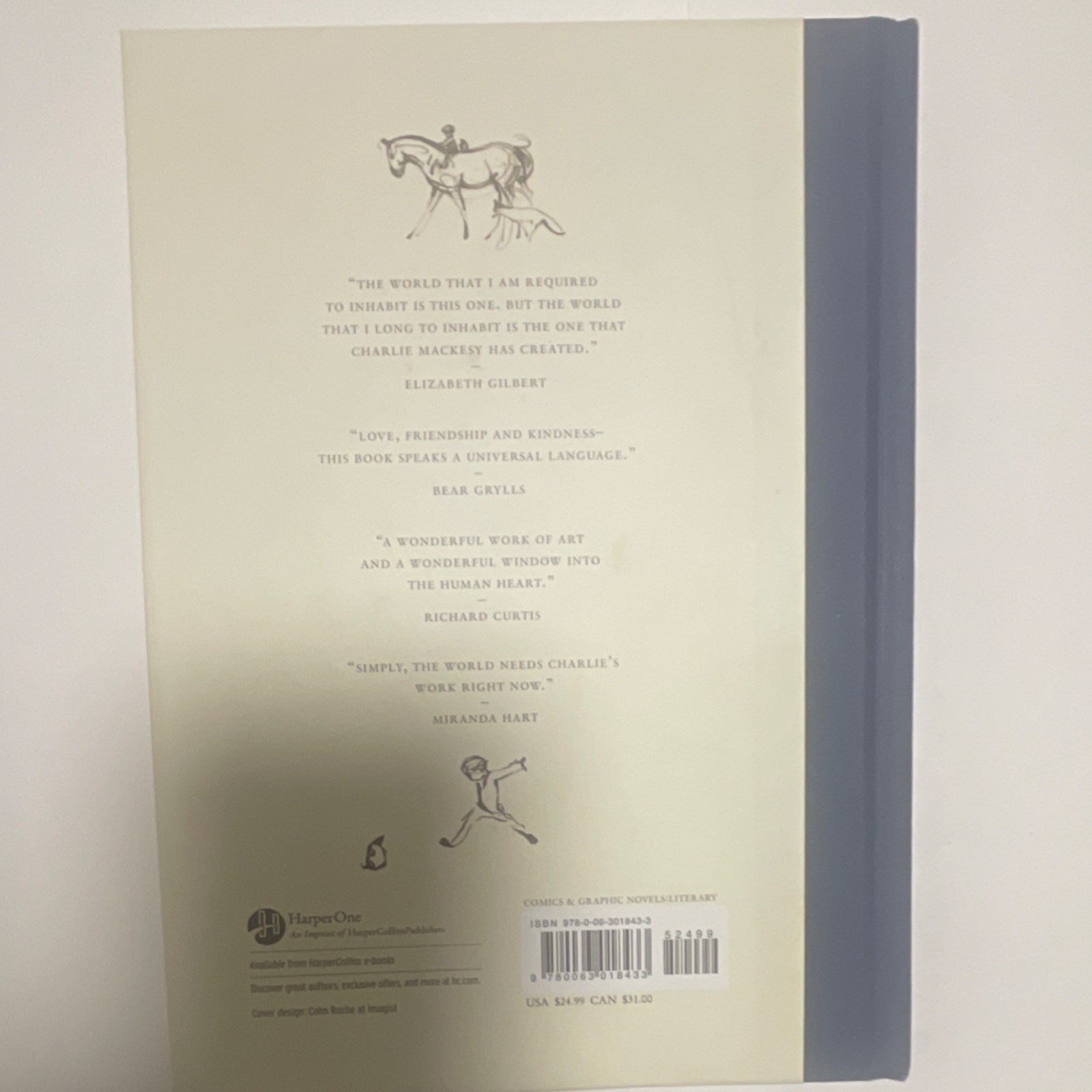 The Boy, the Mole, the Fox and the Horse Hardcover Illustrated Charlie Mackesy