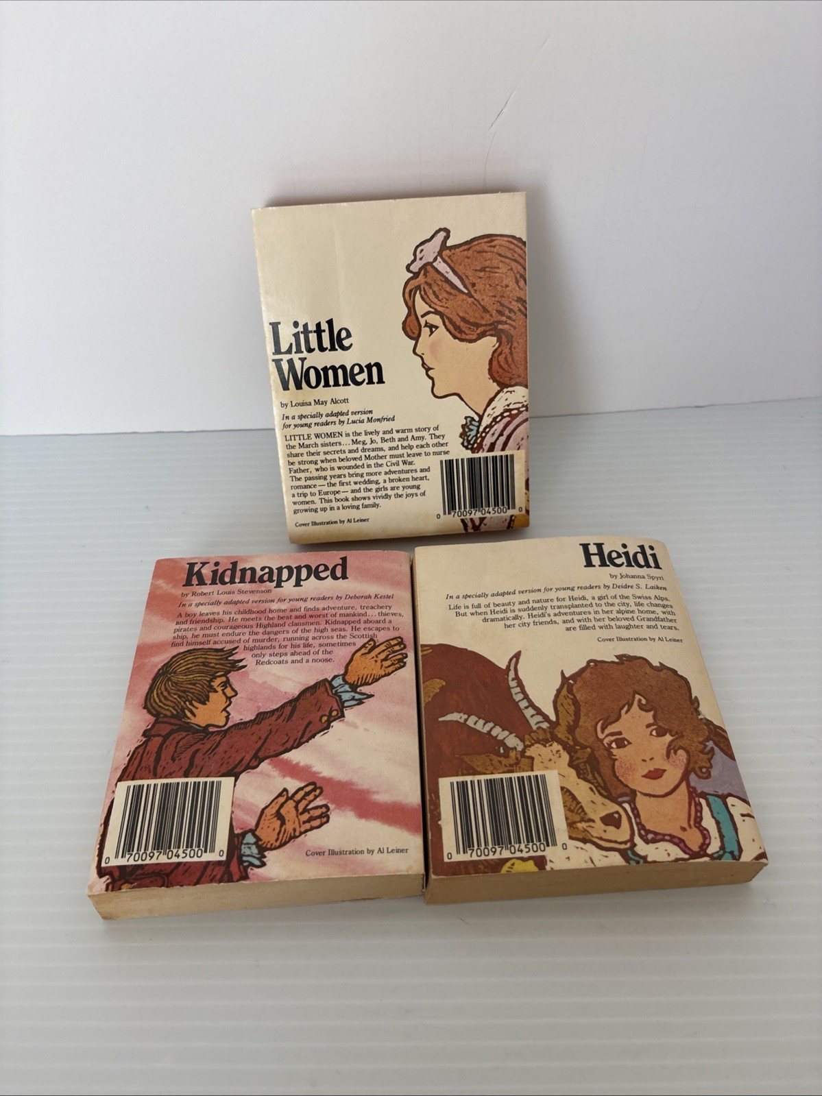 Lot of 3 Books Illustrated Classic Editions Mini Paperback Books