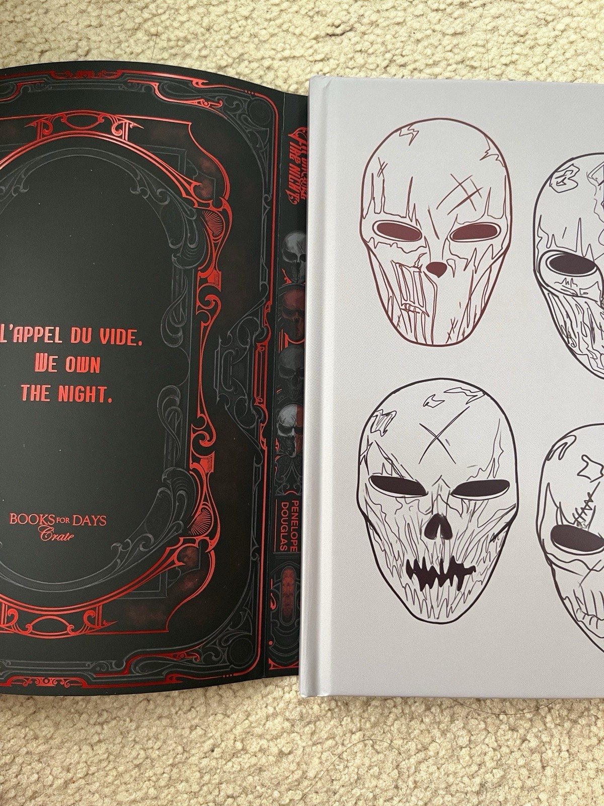 Books For Days Crate Penelope Douglas Devil’s Night Series + overlays