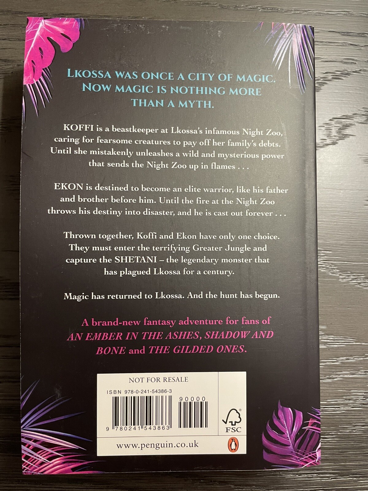 Beasts of Prey by Ayana Gray Fairyloot Edition Paperback Signed Exclusive Cover