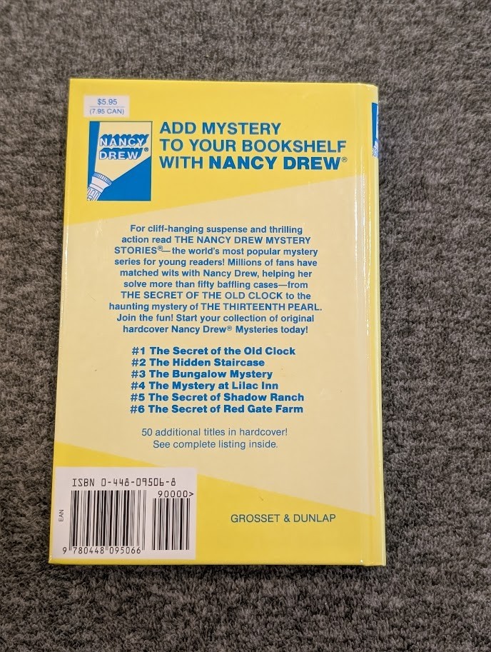 Nancy Drew Starter Set Books 1-6 Hardcover Box Set Carolyn Keene Grosset Dunlap