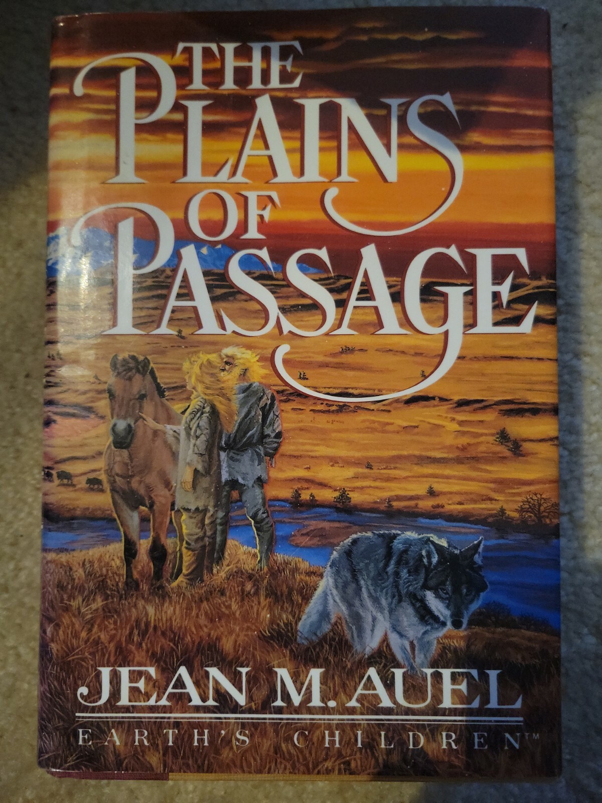 Earth’s Children Ser.: The Plains of Passage by Jean M. Auel (1990, Hardcover)