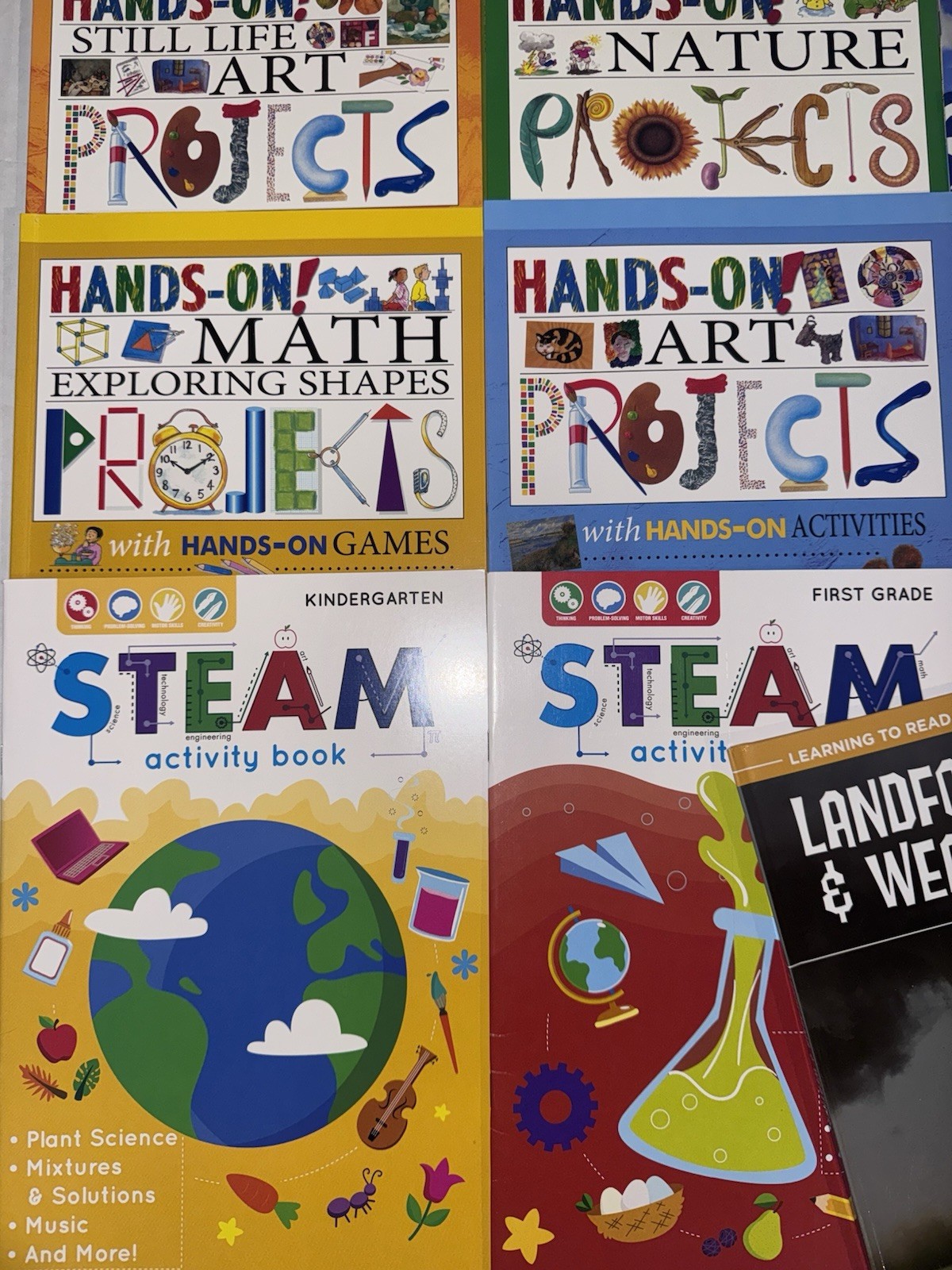 Lot Of 15 STEM, Science & History Children’s Learning Books Bundle Paperback