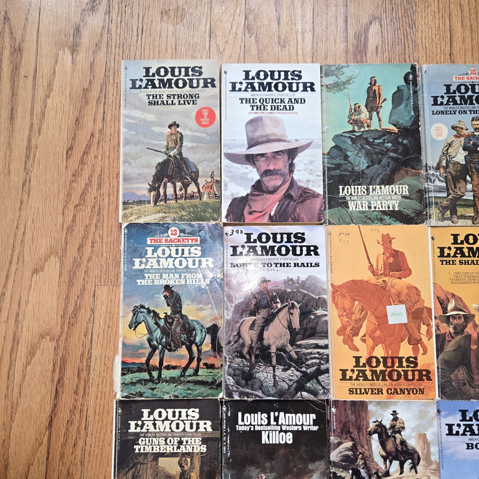 Lot Of 20 Louis L’Amour Western Paperbacks Vintage.