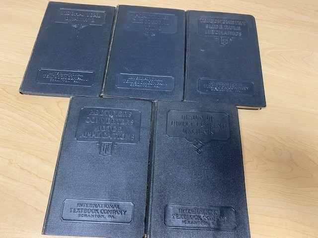 Lot of 5 International Textbook Company Scranton PA Mechanical Drawing Vintage