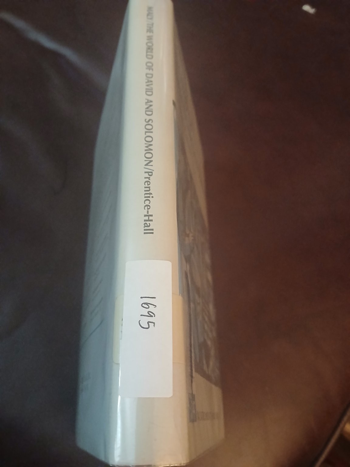 The World of David and Solomon Eugene H. Maly 1966 Prentice-Hall Bible