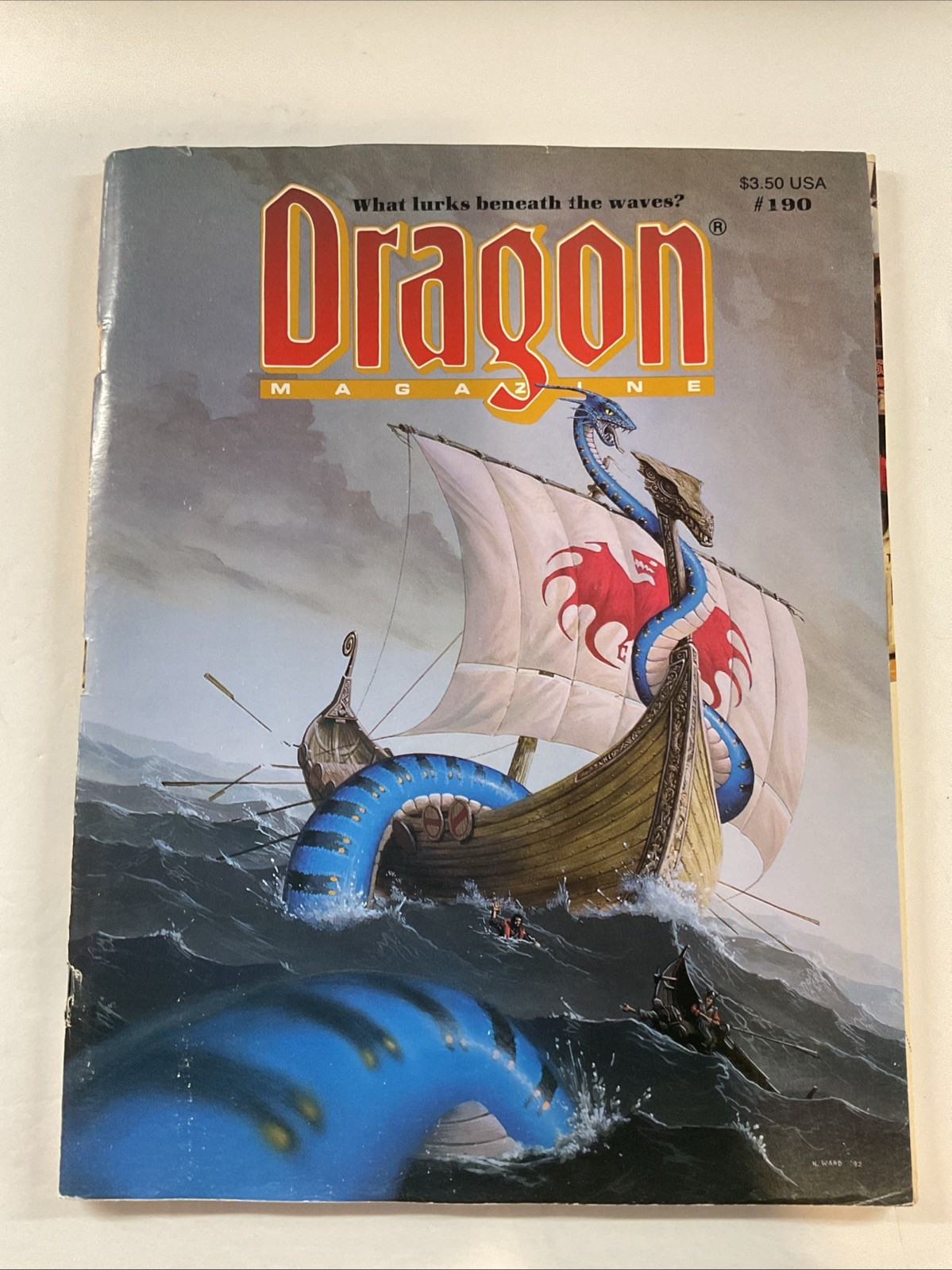 TSR Dragon Magazine #190 „Monsters of the Deep, In Poseidon’s Lair“