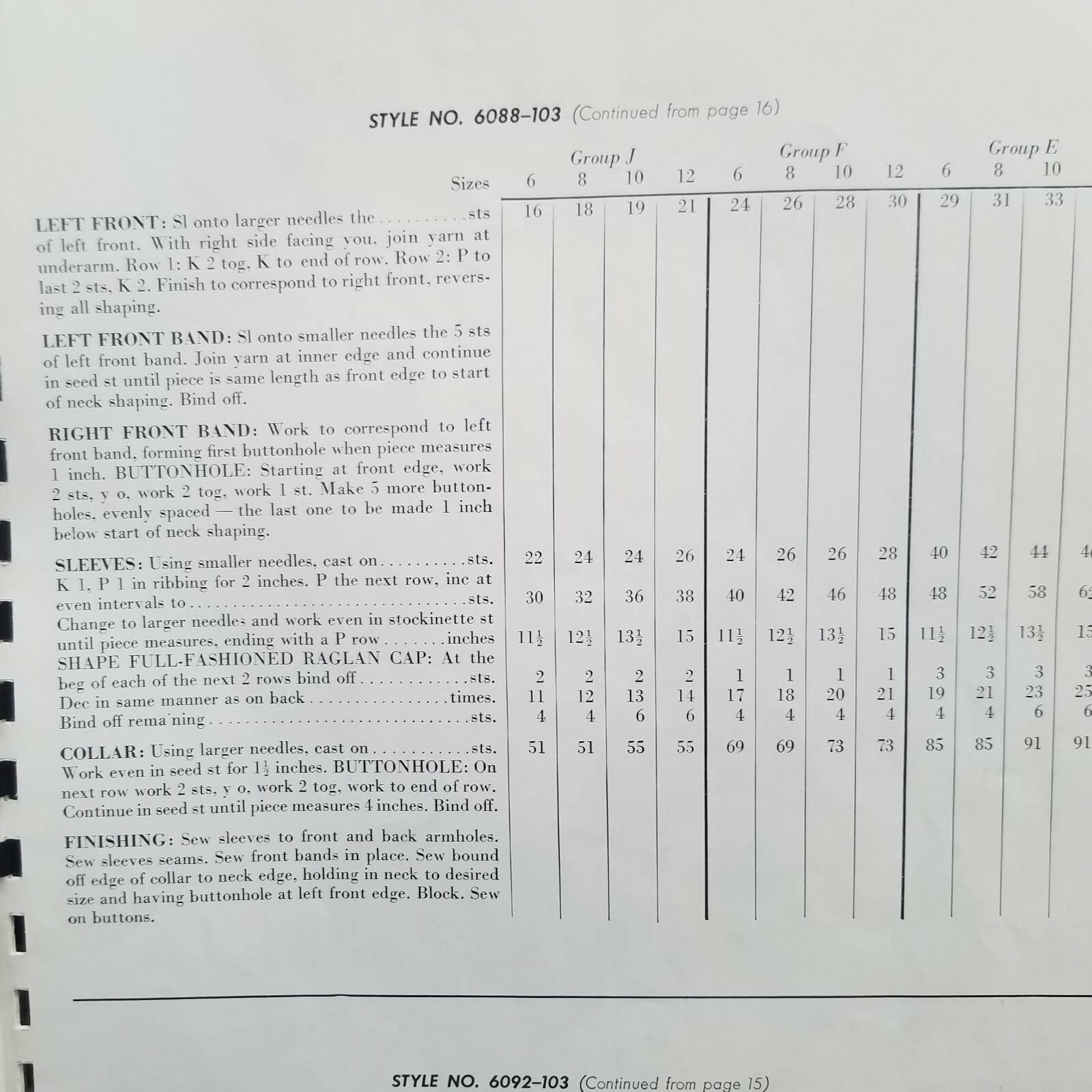 Patterns 1962 Bernat Handicrafter Classics for Girls and Boys Book 103 72 pages