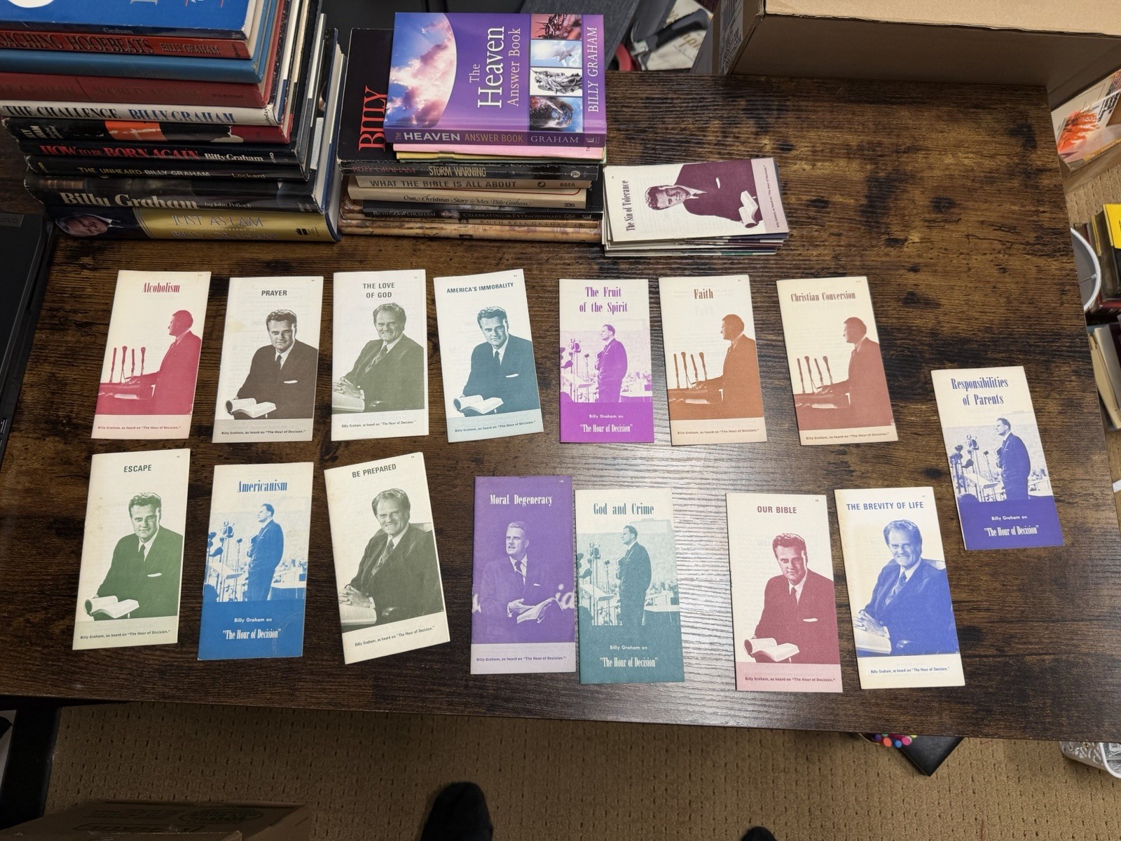 Newer/Vintage Billy & Ruth Graham Book Lot