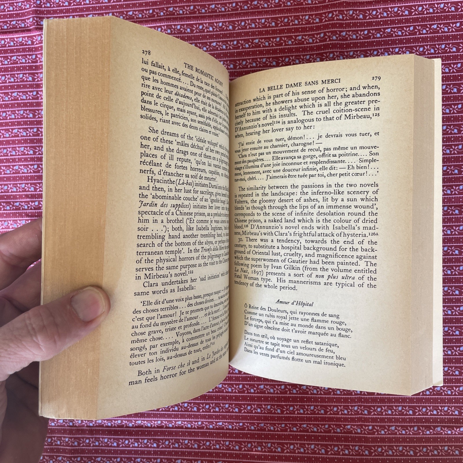 The Romantic Agony, 2nd Edition by Mario Praz, trans. A. Davidson (1979 VTG PB)