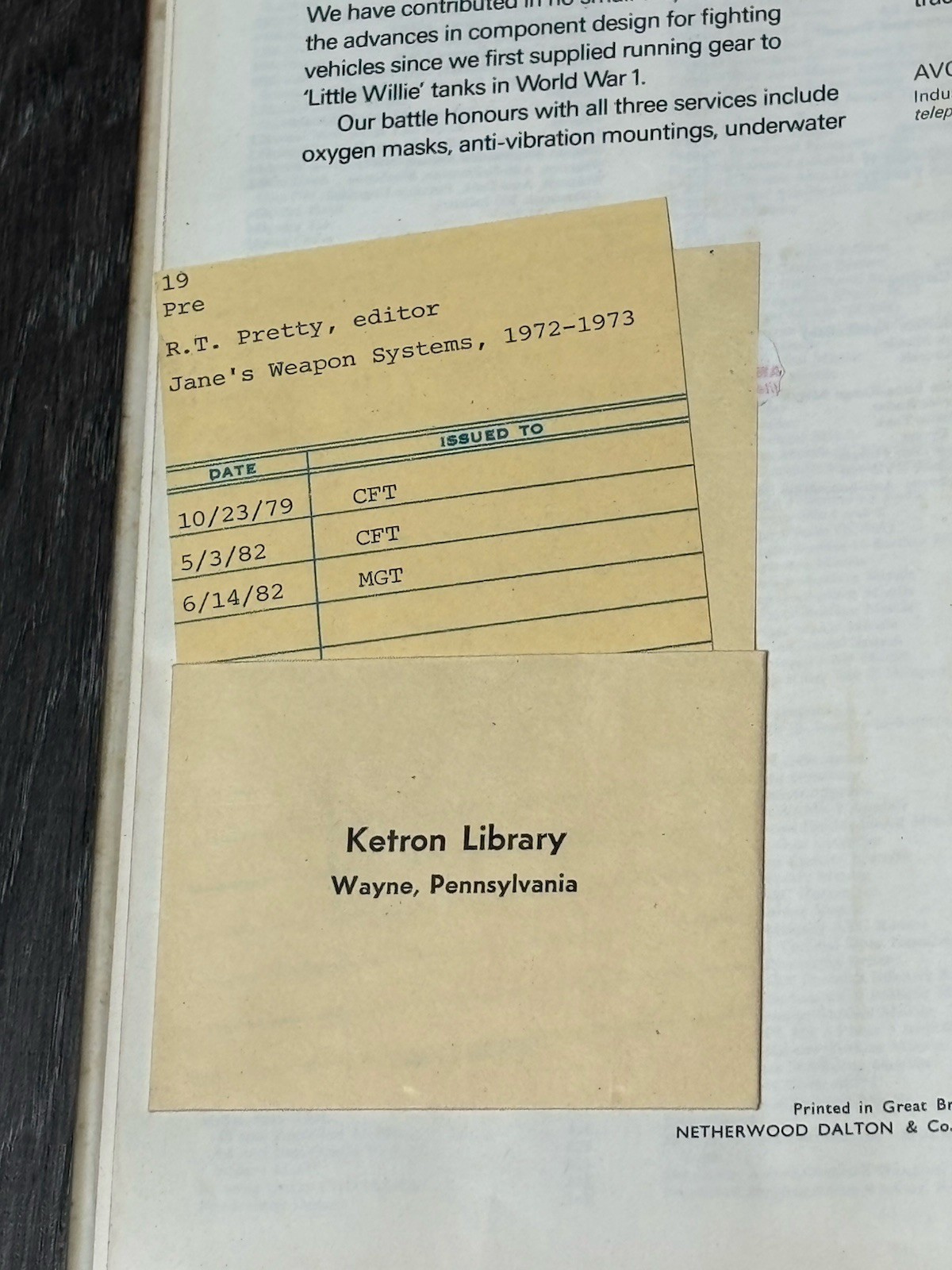 Jane’s Weapon Systems 1972-73 Fourth Year of Issue
