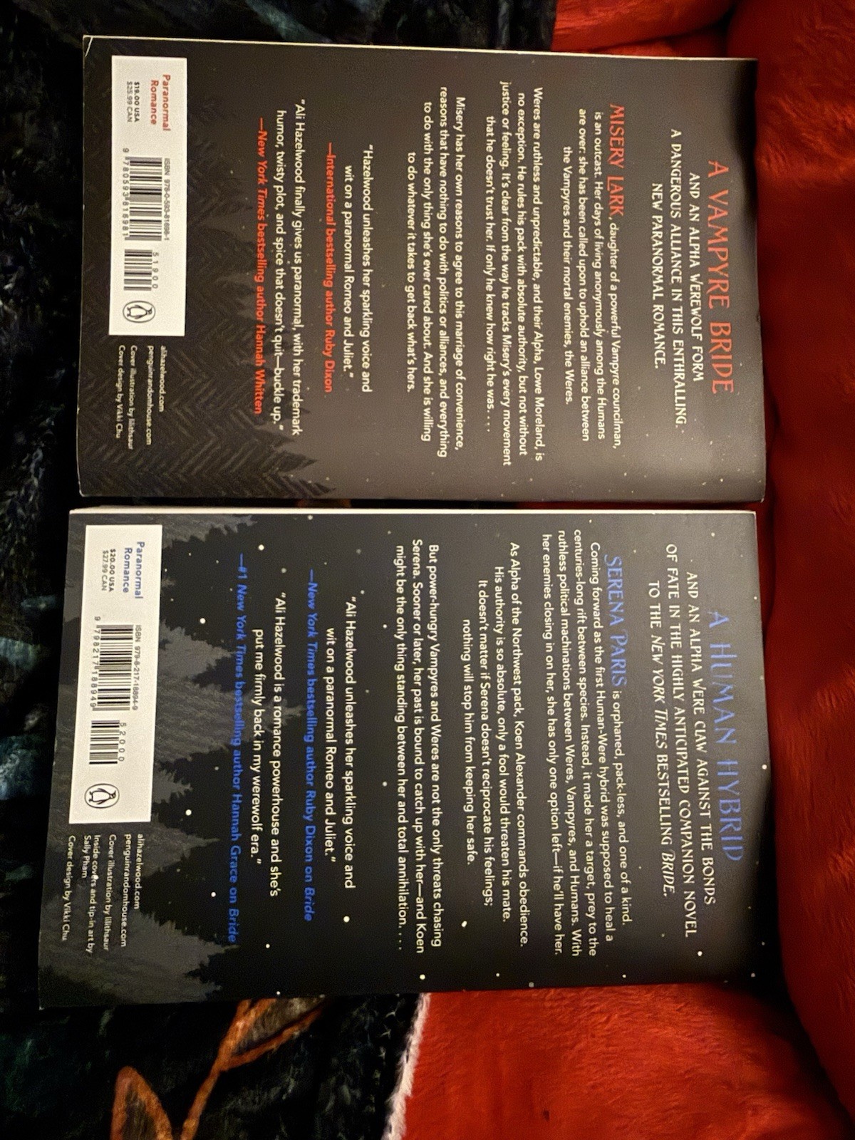 Ali Hazelwood Bride & Mate 2Pack! Comes With Bookish Freebies!