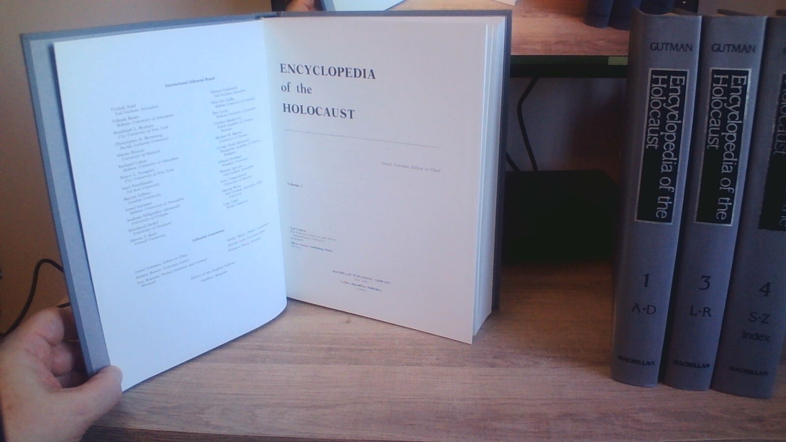 Encyclopedia of the Holocaust – Complete Set of 4 from 1990